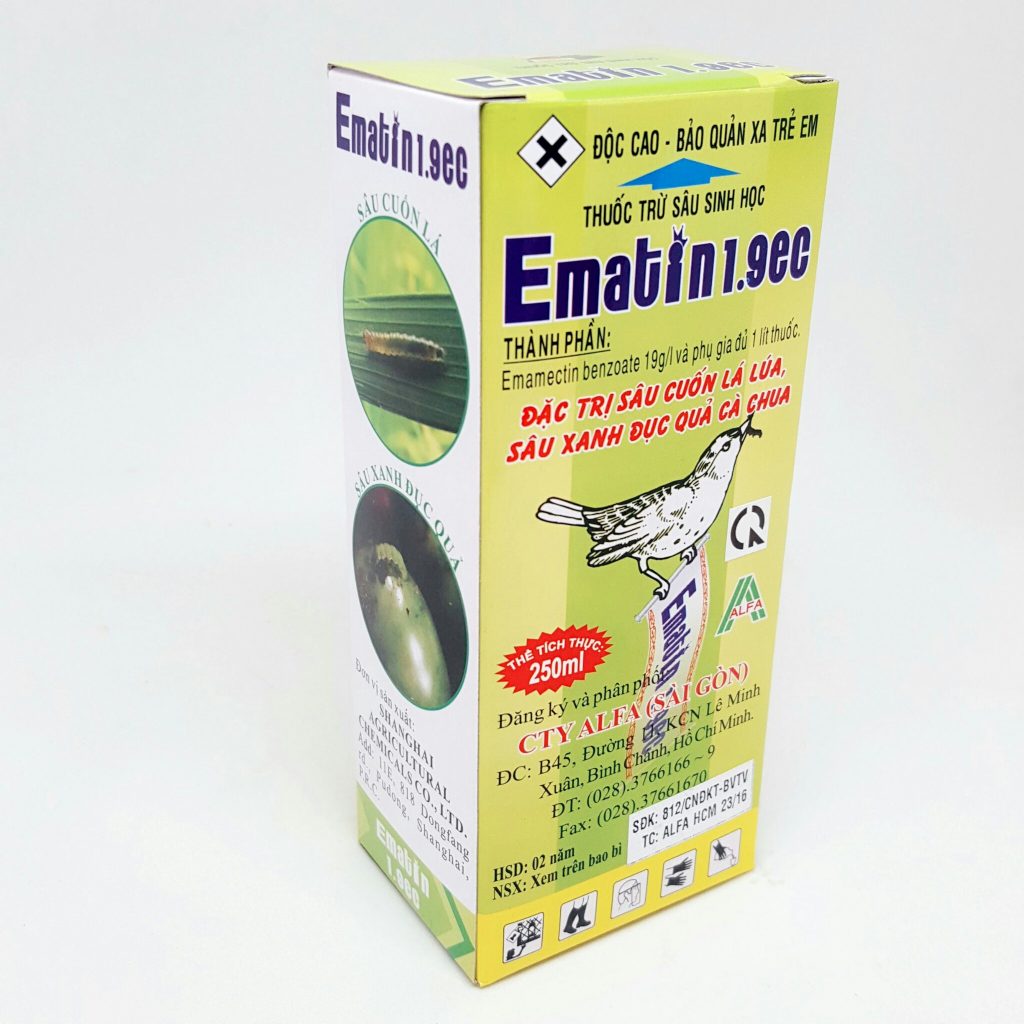 Thuốc trừ sâu sinh học EMATIN 1.9EC