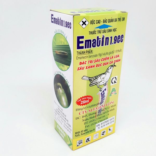 Thuốc trừ sâu sinh học EMATIN 1.9EC