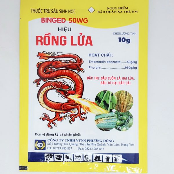 Thuốc trừ sâu BINGED 5WG RỒNG LỬA